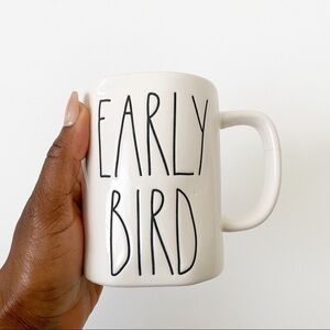 Black and white Rae & Dunn mug